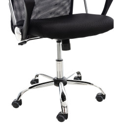 Fauteuil de bureau Washington noire
