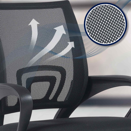 Fauteuil de bureau Genius noire