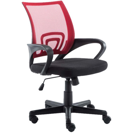 Fauteuil de bureau Genius rouge