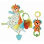 Clementoni - Coffret de naissance Ourson - Doudou + hochet + clés en plastique souple a mordiller