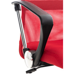 Fauteuil de bureau Washington rouge