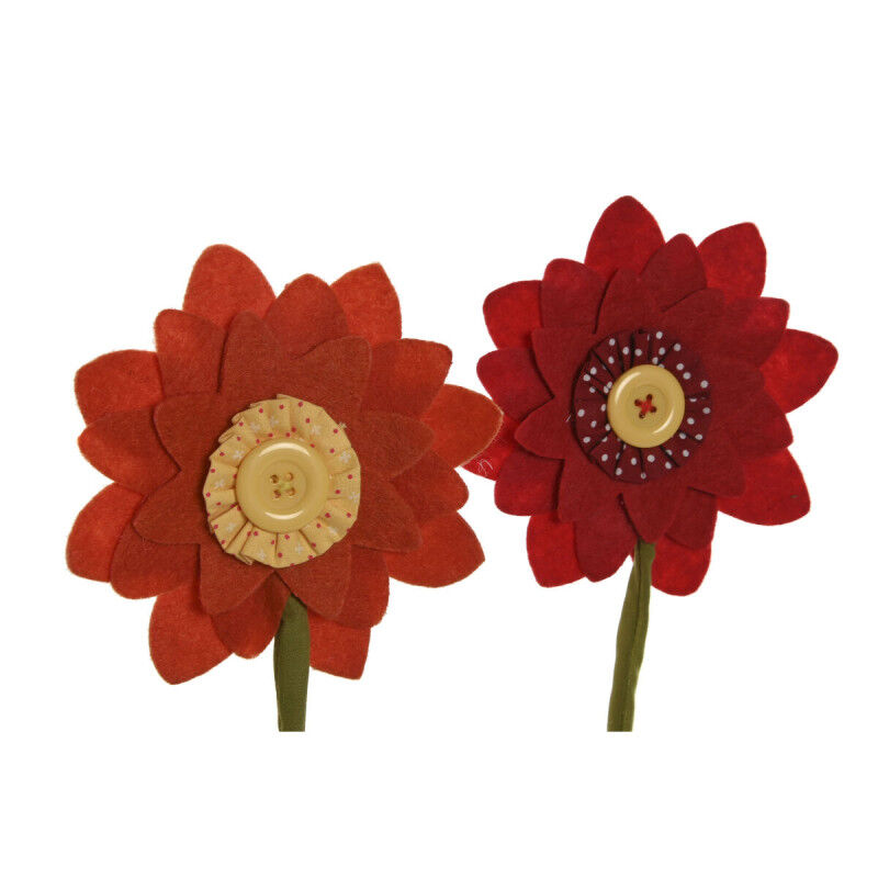 Support de porte Home ESPRIT Polyester Jute 14 x 14 x 33 cm (2 Unités)