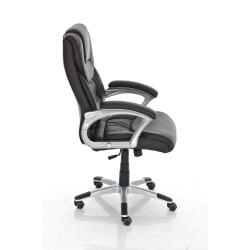 Sedia ufficio Texas in similpelle marrone