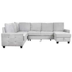Canapé Convertible Home ESPRIT Moderne 307 x 242 x 86 cm