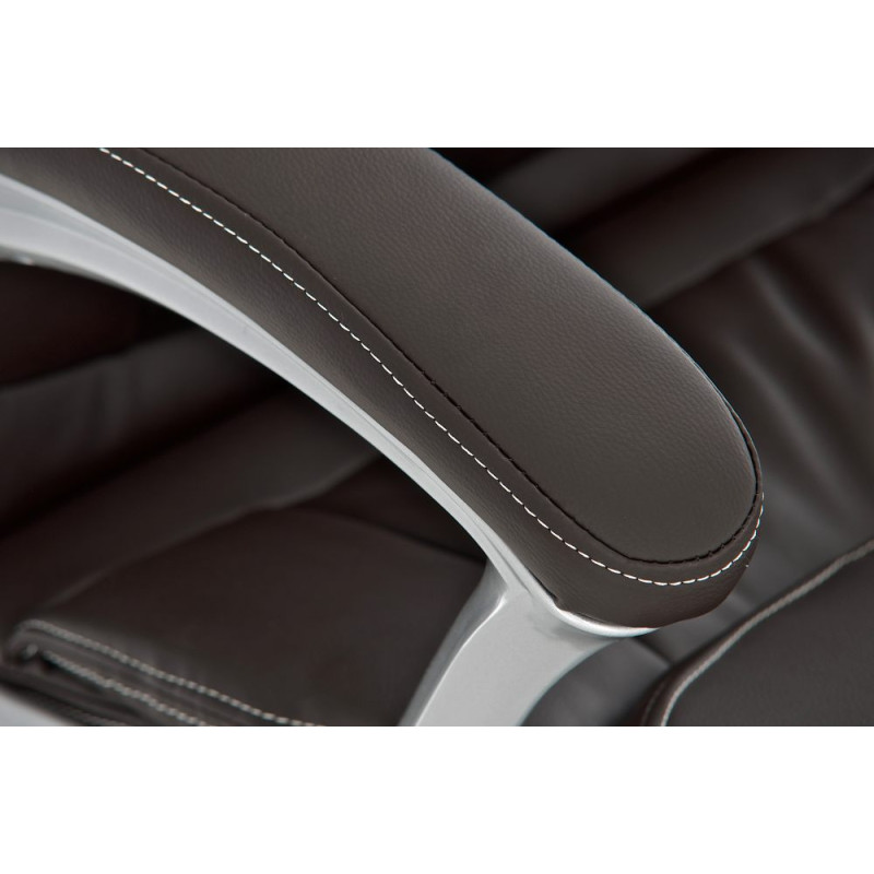 Sedia ufficio Texas in similpelle marrone