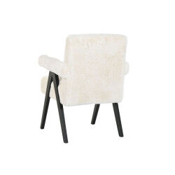 Siège Home ESPRIT Blanc Bois 54 x 64 x 86 cm