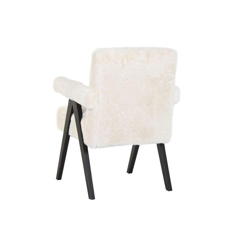 Siège Home ESPRIT Blanc Bois 54 x 64 x 86 cm