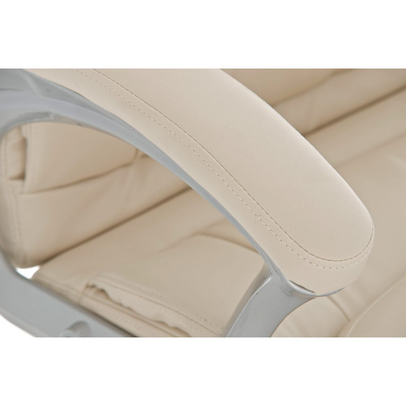 Fauteuil de bureau Texas crème