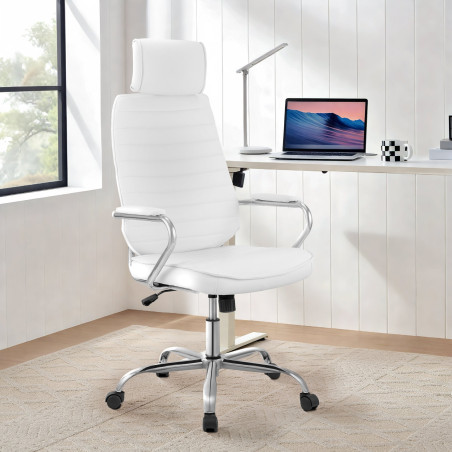 Fauteuil de bureau Rako blanche