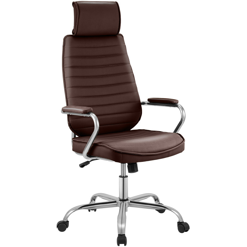 Fauteuil de bureau Rako rouge bordeaux