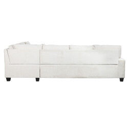 Canapé Convertible Home ESPRIT Beige Moderne 285 x 260 x 90 cm