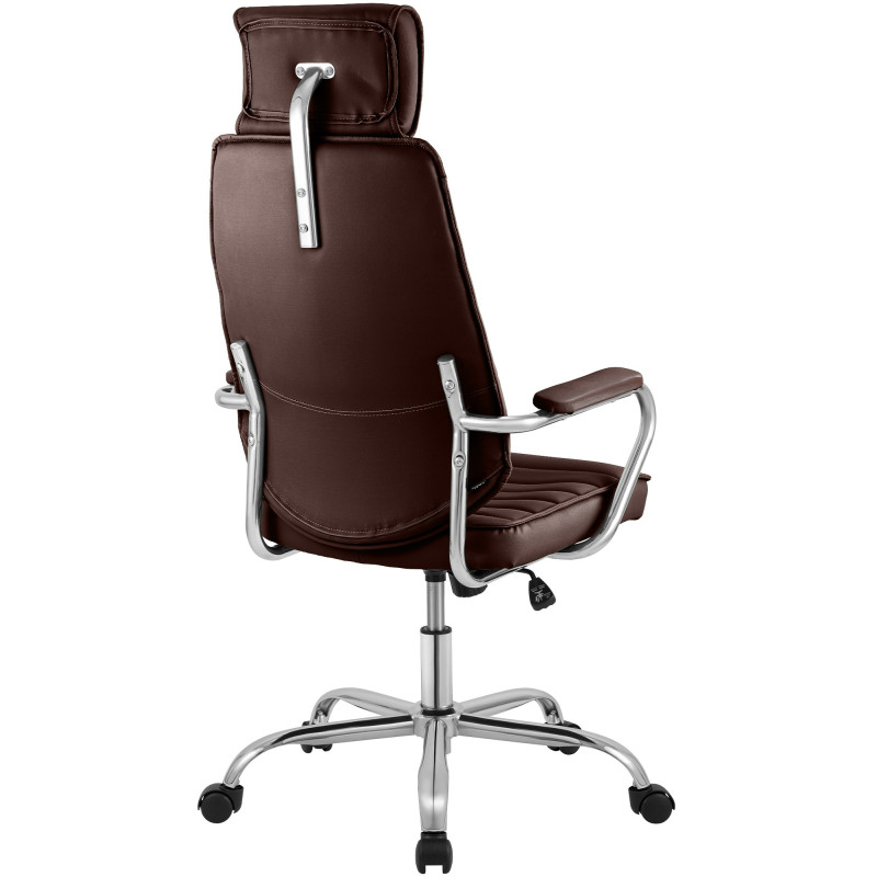 Fauteuil de bureau Rako rouge bordeaux