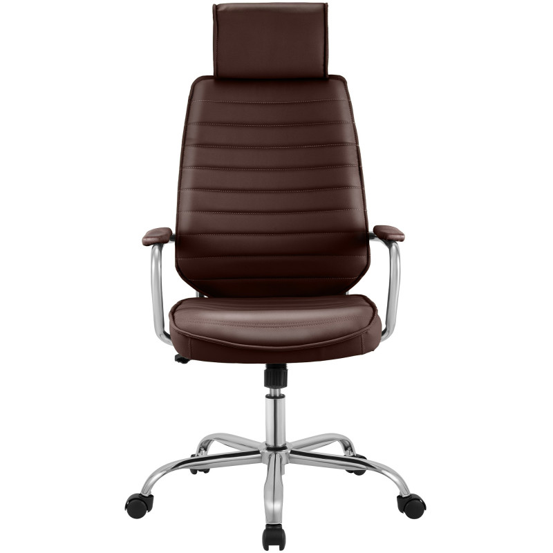 Fauteuil de bureau Rako rouge bordeaux
