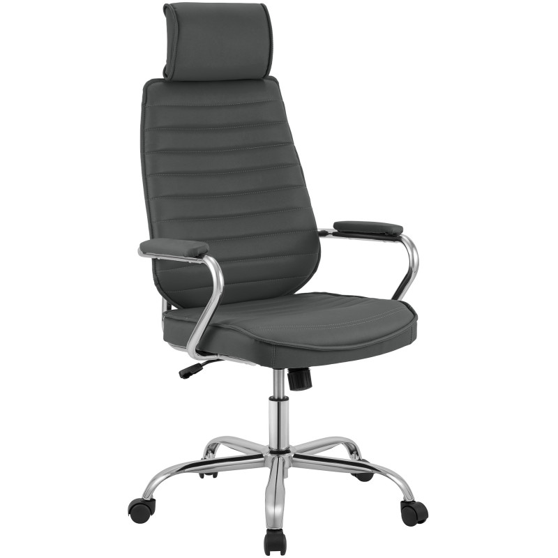 Chaise de bureau Rako, grise