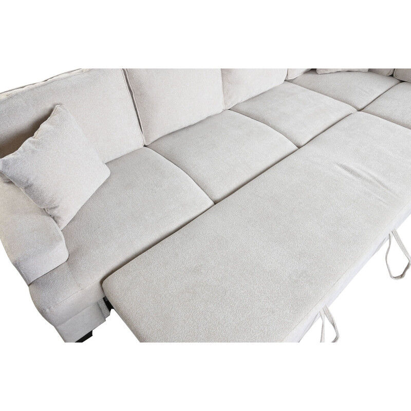 Canapé Convertible Home ESPRIT Beige Moderne 285 x 260 x 90 cm