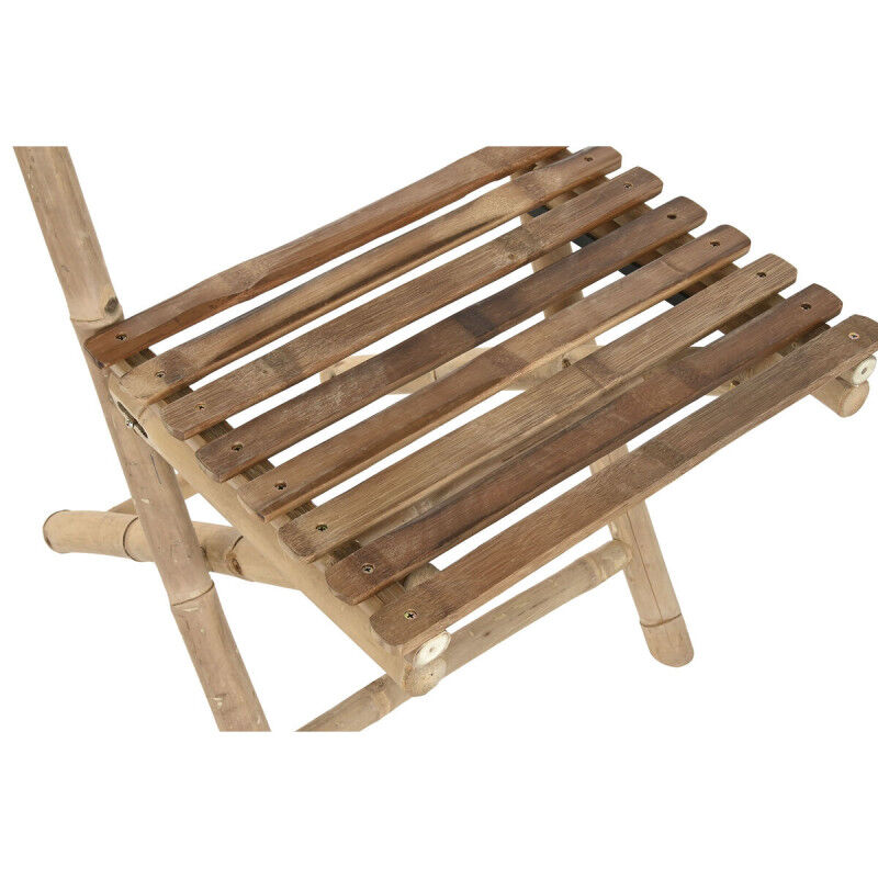 Chaise de jardin Home ESPRIT Marron Bambou 45 x 55 x 95 cm