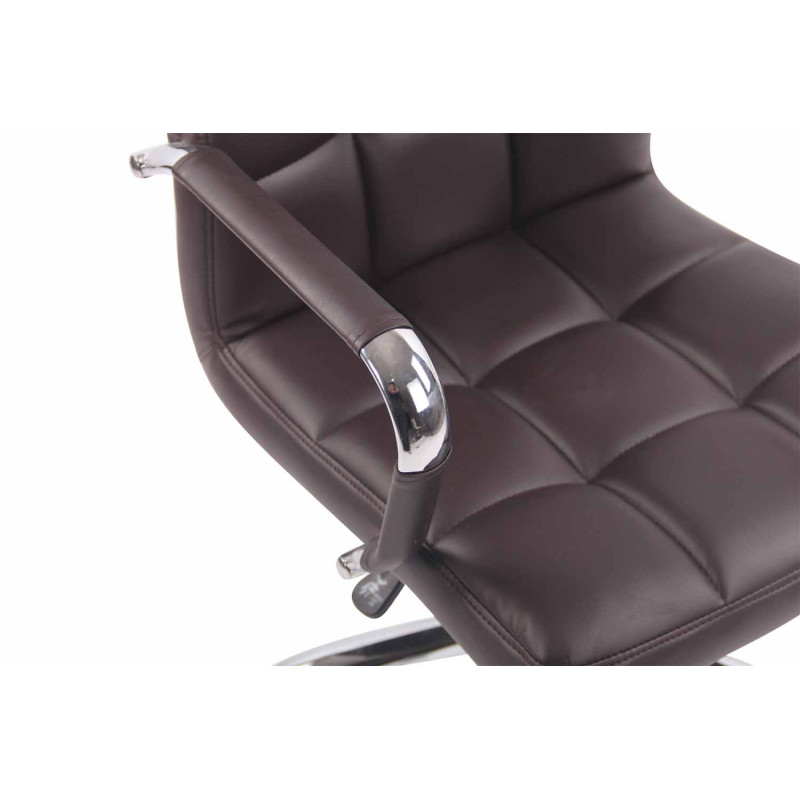 Chaise de bureau Deli marron