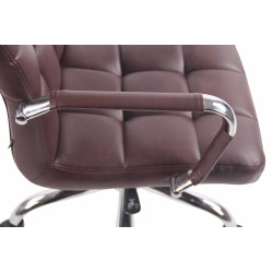 Fauteuil de bureau Deli rouge bordeaux