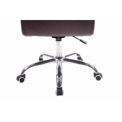 Poltrona da ufficio Deli in similpelle bordeauxrot