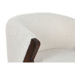 Chaise de Salle à Manger Home ESPRIT Polyester Bois 58 x 58 x 70 cm