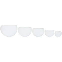 Cache-pot Home ESPRIT Blanc Aluminium 54 x 24 x 36 cm 54 x 25 x 36 cm (5 Unités)