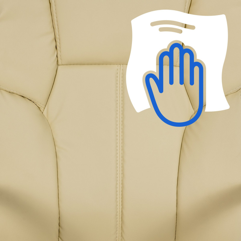 Silla De Oficina XXL Xanthos Crema