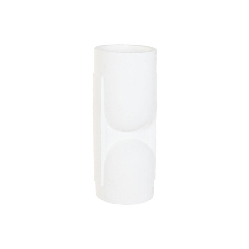 Cache-pot Home ESPRIT Blanc Magnésium Urbaine 38 x 38 x 91 cm