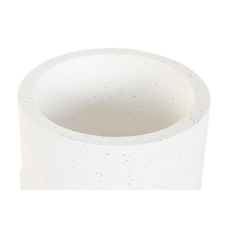 Cache-pot Home ESPRIT Blanc Magnésium Urbaine 36 x 36 x 70 cm