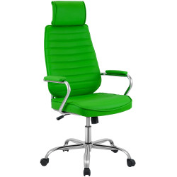 Chaise de bureau verte Rako