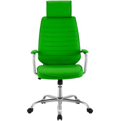 Chaise de bureau verte Rako
