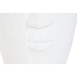 Cache-pot Home ESPRIT Blanc Magnésium Moderne Visage 42 x 42 x 110 cm