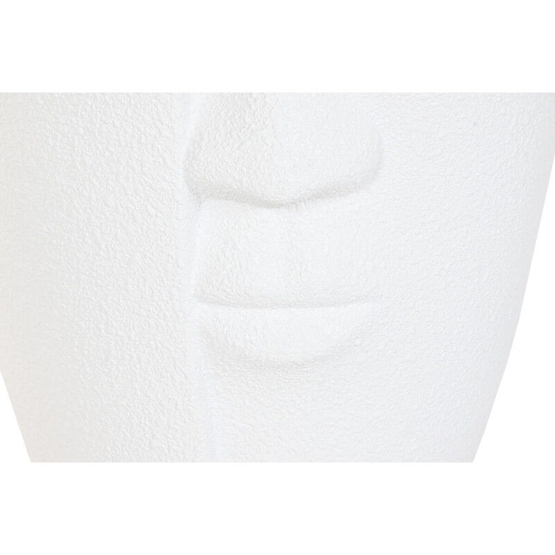 Cache-pot Home ESPRIT Blanc Magnésium Moderne Visage 42 x 42 x 110 cm