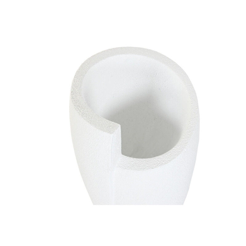 Cache-pot Home ESPRIT Blanc Magnésium Moderne Visage 42 x 42 x 110 cm