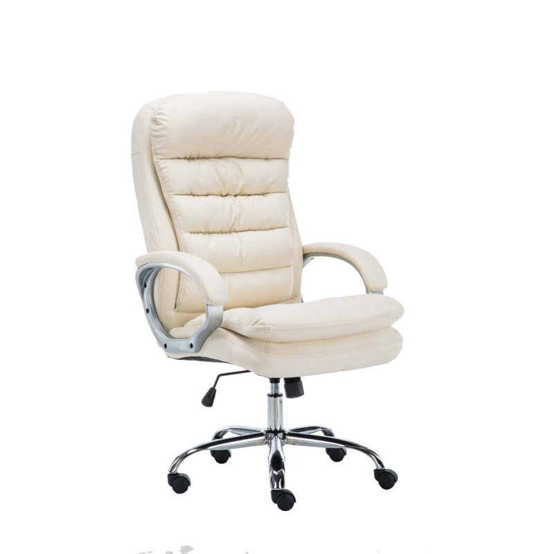 Fauteuil de bureau BIG Vancouver crème