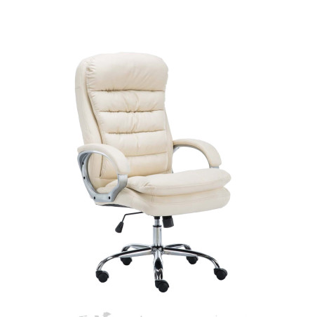 Fauteuil de bureau BIG Vancouver crème