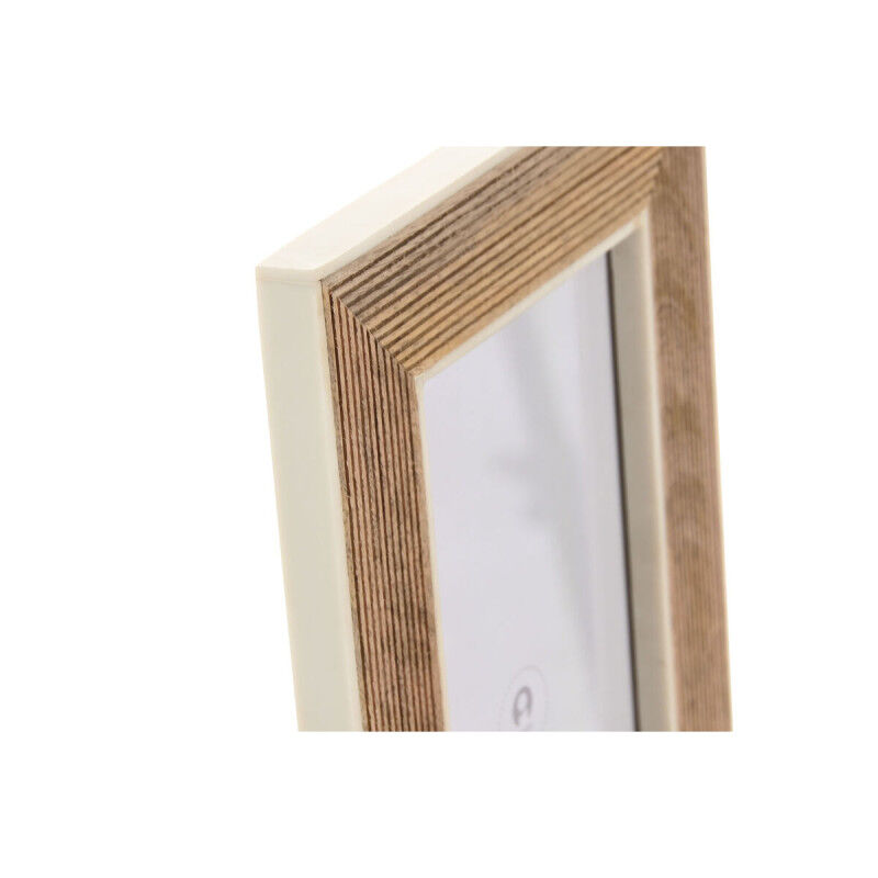 Cadre photo Home ESPRIT Blanc Naturel Résine Bois de manguier Urbaine
