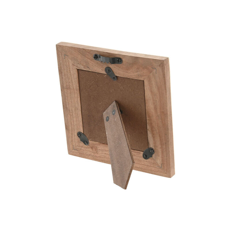 Cadre photo Home ESPRIT Blanc Naturel Acacia Os Colonial (3 Unités)