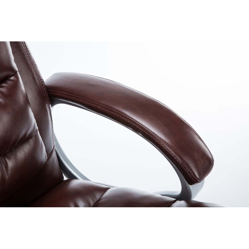 Fauteuil de bureau BIG Vancouver bordeaux rouge