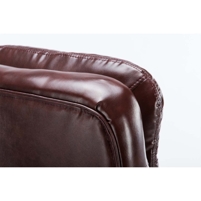 Fauteuil de bureau BIG Vancouver bordeaux rouge