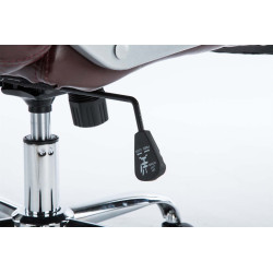 Fauteuil de bureau BIG Vancouver bordeaux rouge