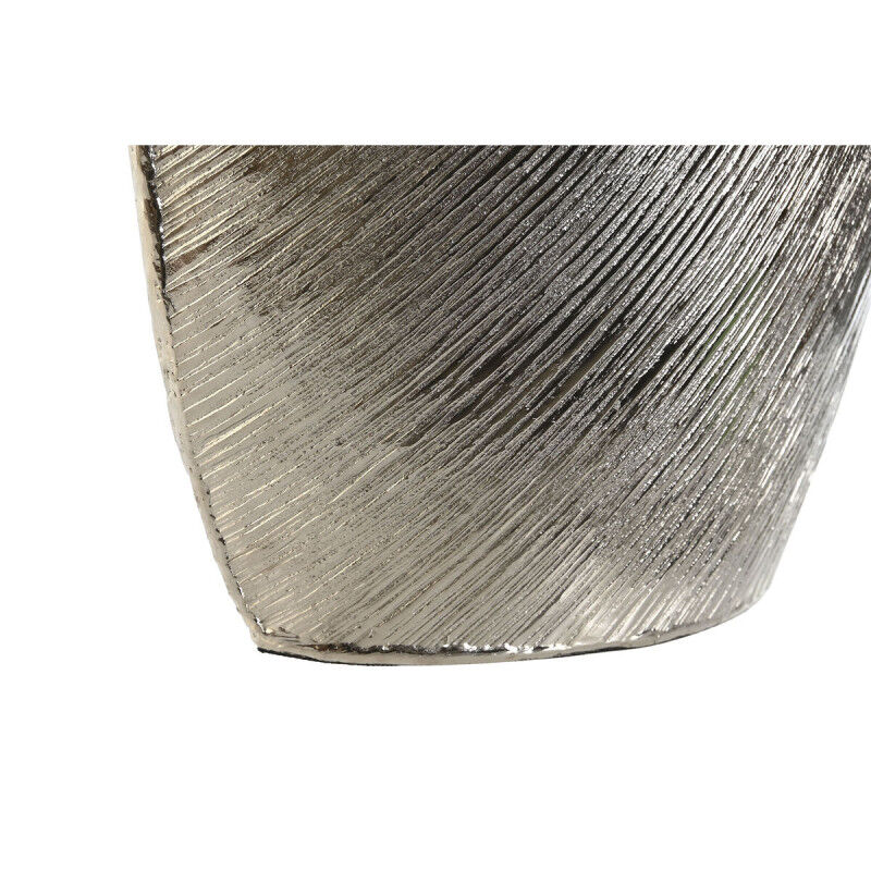 Vase DKD Home Decor Doré Argenté Aluminium Moderne 22 x 13 x 40,5 cm (2 Unités)