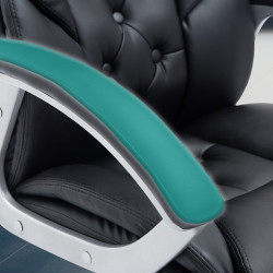 Tabouret de bar Damaso B, noir