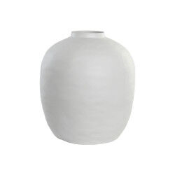 Vase Home ESPRIT Blanc Grès Style artisanal 40 x 40 x 44 cm