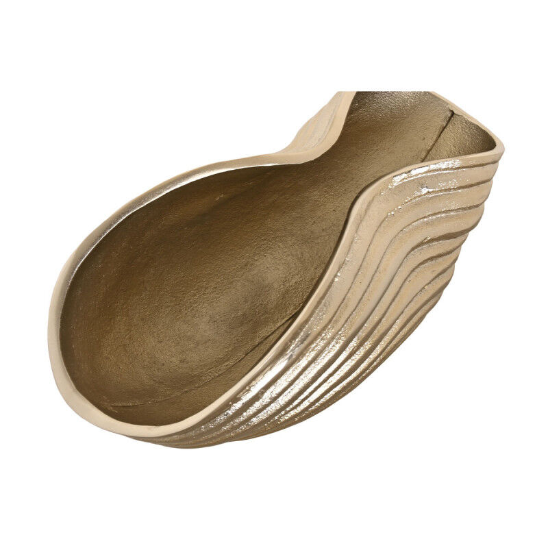 Centre de Table Home ESPRIT Doré Abstrait Moderne 30 x 16 x 14 cm