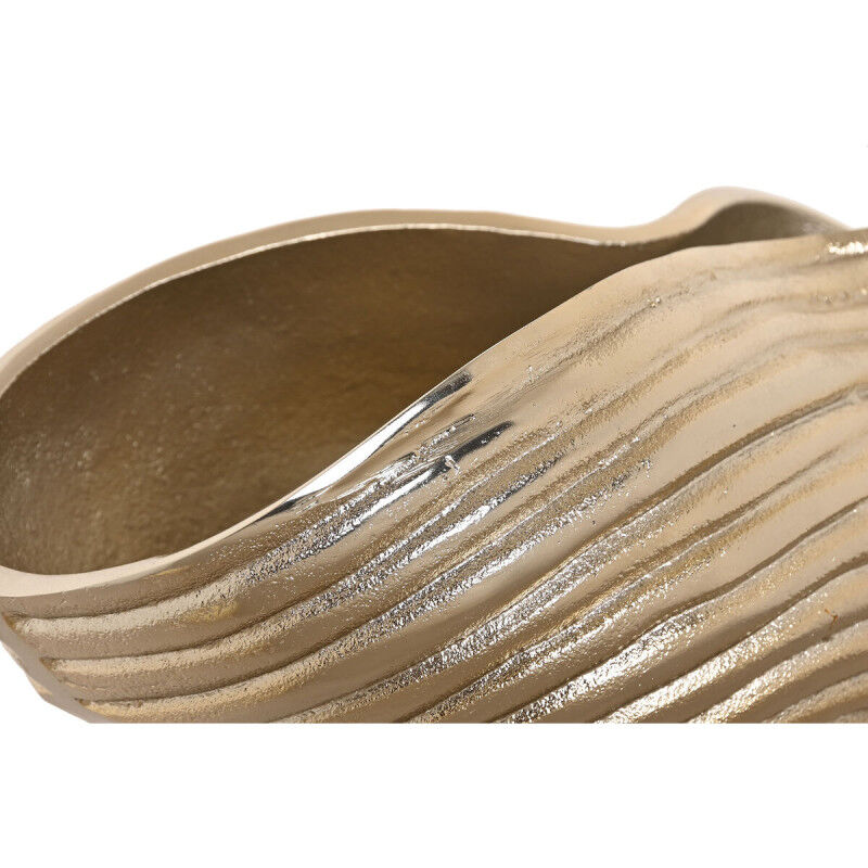 Centre de Table Home ESPRIT Doré Abstrait Moderne 30 x 16 x 14 cm