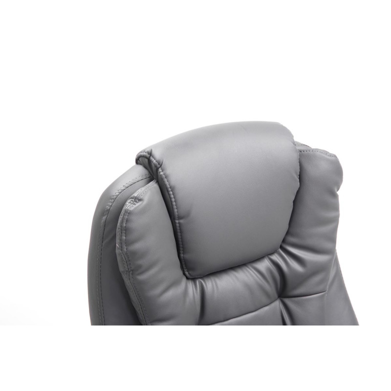 Sedia da ufficio Thor in similpelle grigio