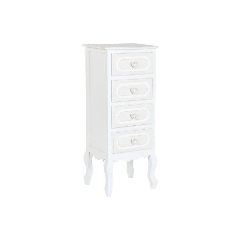 Caisson à Tiroirs Home ESPRIT Blanc Romantique 40 x 36 x 100 cm