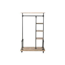Meuble d'Entrée Home ESPRIT Marron Noir 104 x 40 x 175 cm