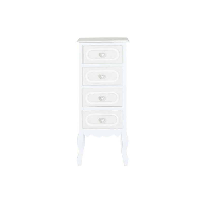 Caisson à Tiroirs Home ESPRIT Blanc Romantique 40 x 36 x 100 cm