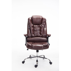 Sedia da ufficio Thor in similpelle bordeauxrot